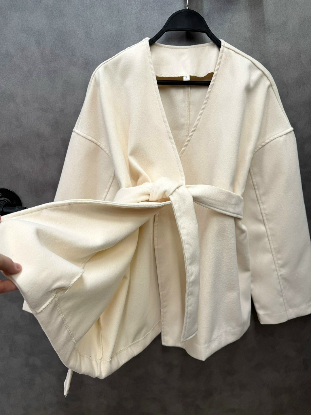 элегантная шерстяная куртка с белым поясом на шнуровке для женщин,элегантная шерстяная куртка на шнуровке с поясом для женщин,модное пальто,короткие пальто,пальто с поясом