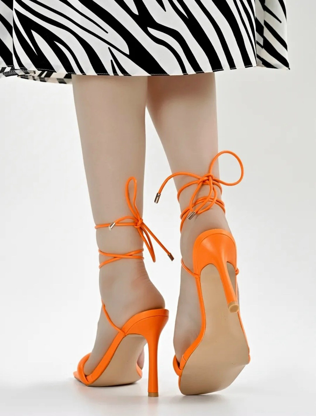 оранжевые босоножки,босоножки на каблуках,женские босоножки,босоножки на высоком,модные босоножки