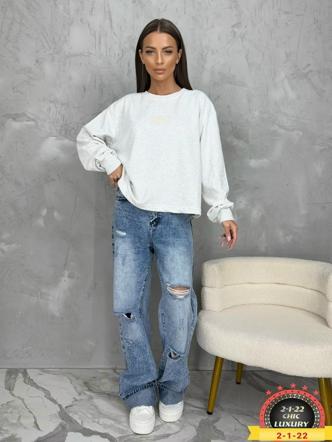 серый свитшот,женская кофта,кофта,свитшот оверсайз,свитшот оверсайз варенка mixmoda fashion