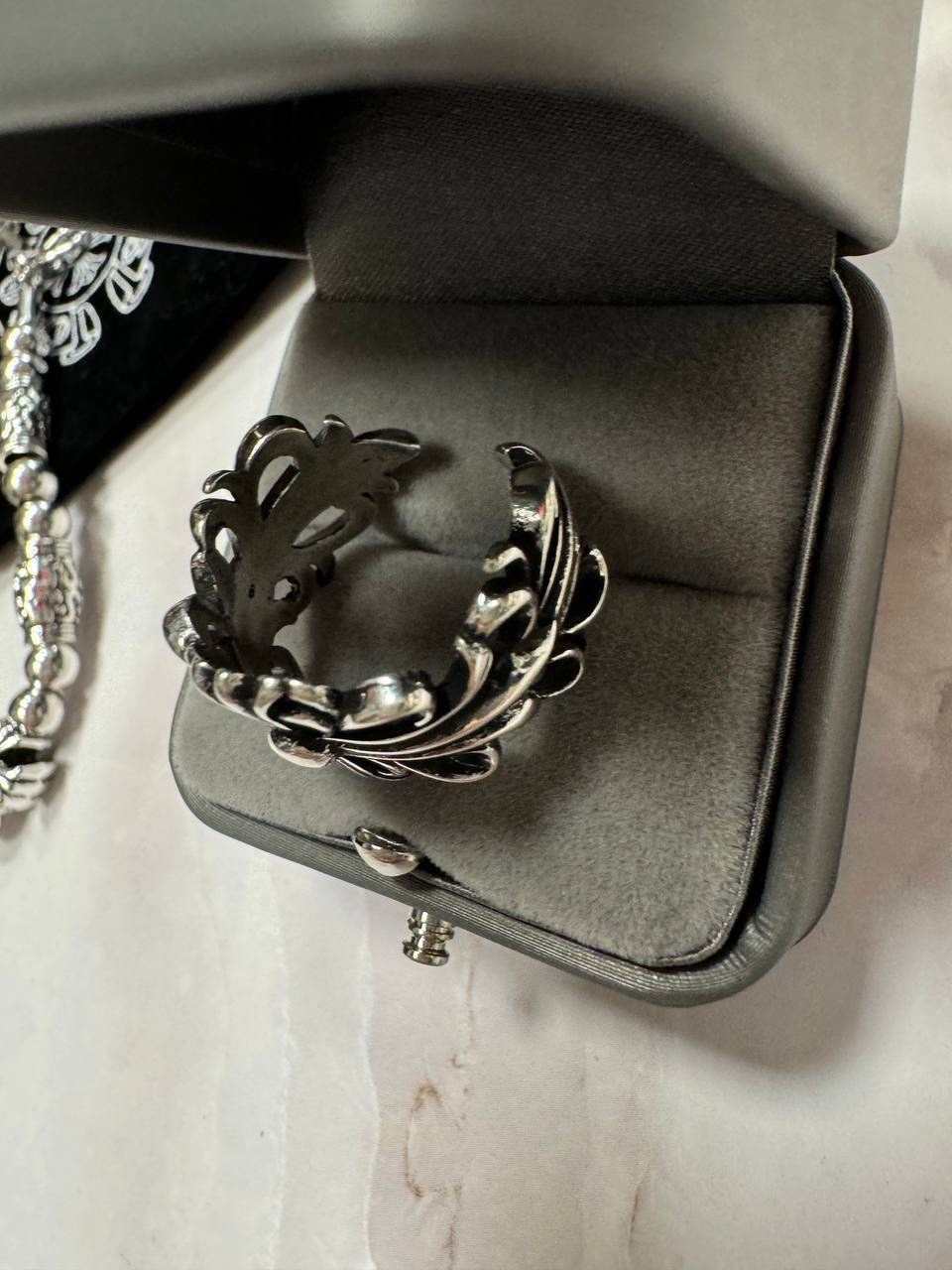 браслет хром хартс серебро,кольца chrome hearts,кольца хром хартс,chrome hearts double floral cross ring,кольцо бижутерия