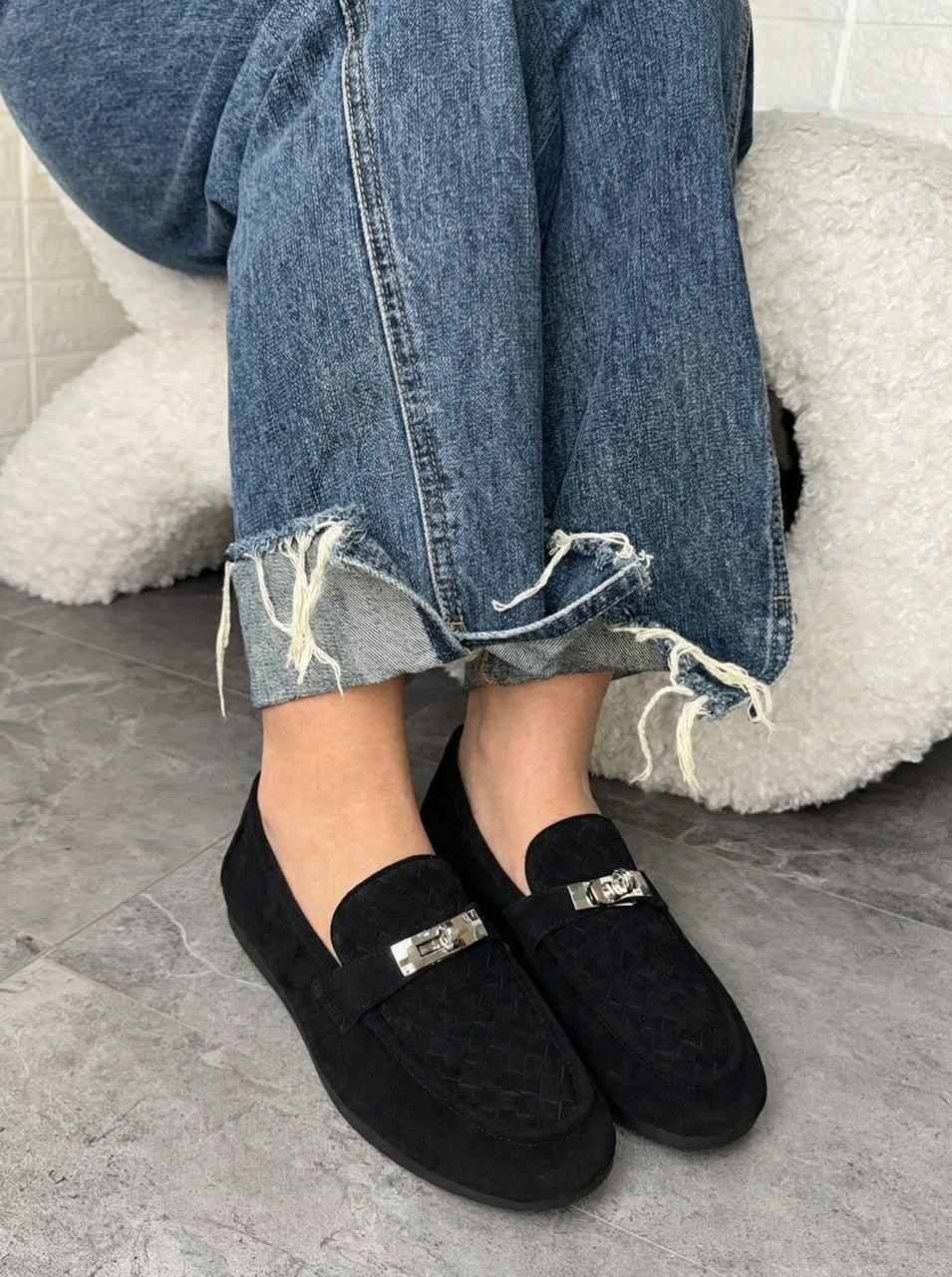 лоферы hermes,замшевые лоферы hermes,женские лоферы hermes paris a113173 замшевые чёрные,hermes мокасины,hermes