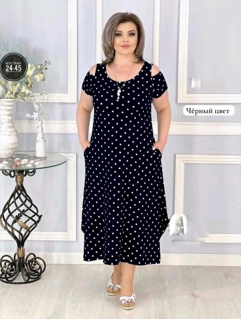 платье женское,платье горох,платье,платье женское миди,платье большие размеры