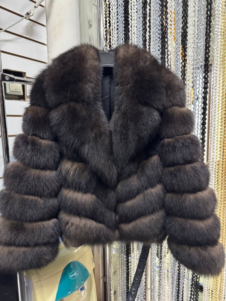 шуба из песца,шуба песец,шубка из песца,шуба из песца колотый лед,шуба автоледи песец колотый лед