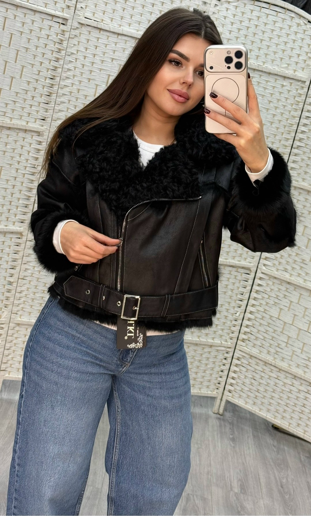 дубленка авиатор женская,дубленка женская короткая на меху,aftf basic дубленка черная авиатор женская,дубленка авиатор,женская дубленка