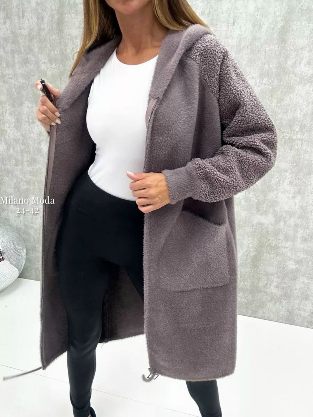 кардиган альпака,кардиган альпака удлинённый нина ф,кардиган с капюшоном оверсайз,кардиган женский,кардиган с капюшоном