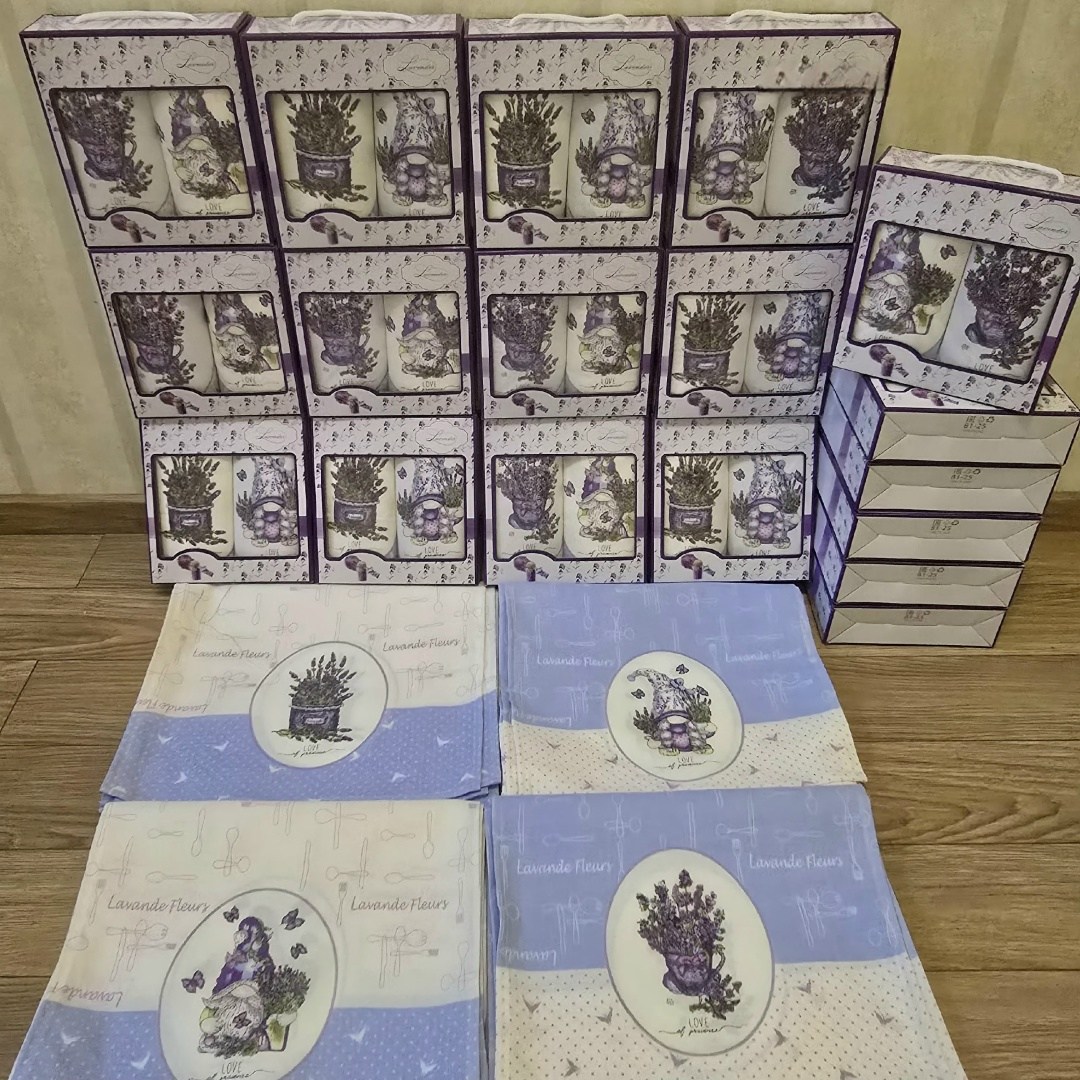 кухонное полотенце подарочный набор,набор полотенец для кухни,набор вафельные полотенца,кухонный набор полотенец,декоративная коробка