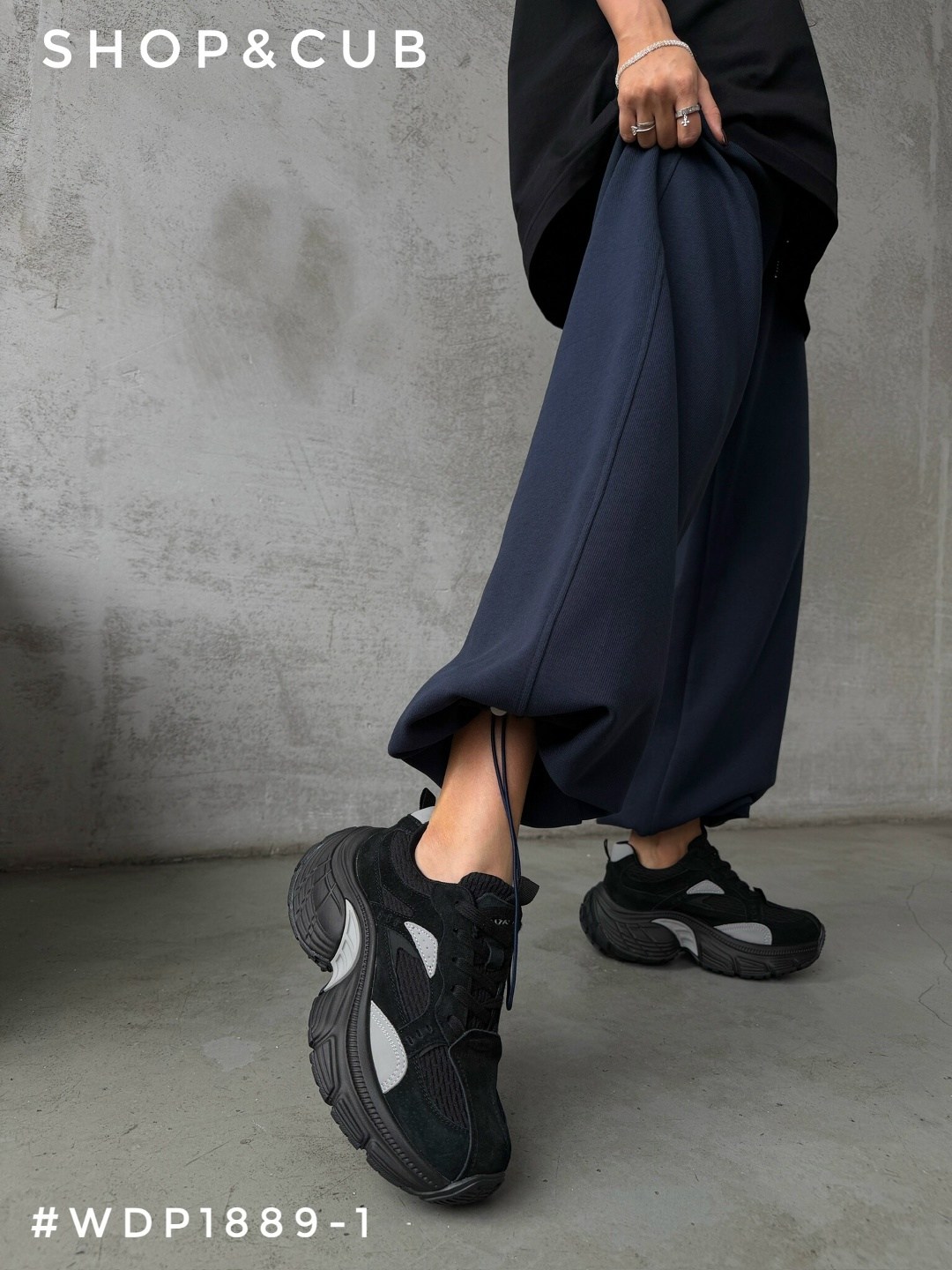 кроссовки женскиe,кроссовки женские черные,черные кроссовки,кроссовки на высокой подошве,массивные кроссовки