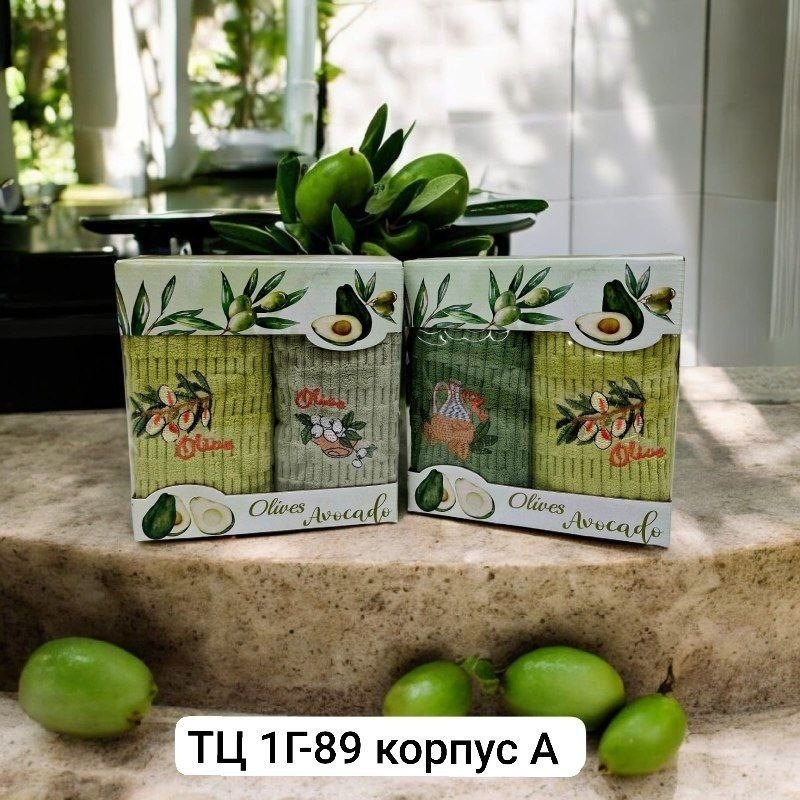 набор кухонные полотенец,набор полотенец для кухни,набор кухонных полотенец олива,полотенце оливки,кухонные полотенца "оливки"