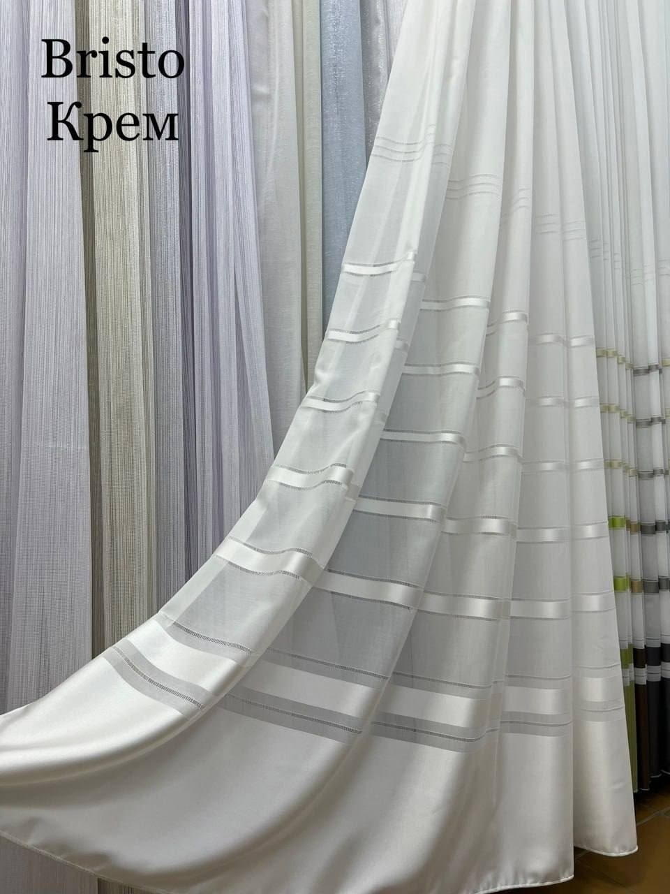 тюль полосками,шторы,тюль с коричневыми полосками,тюль под лен с полосками,штор