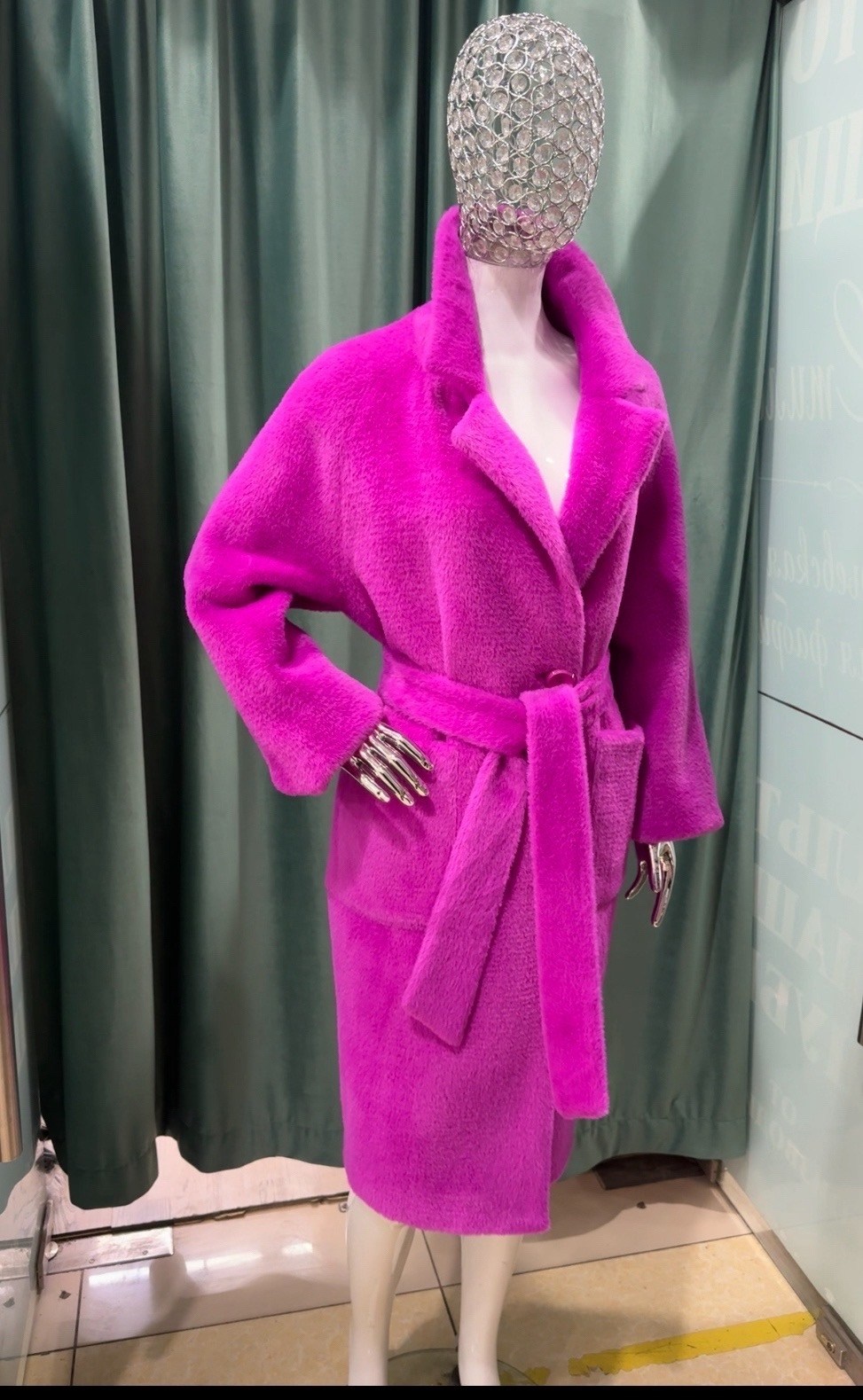 шуба из экомеха shubeco классическая фуксия,стильное пальто,шуба из эко меха shubeco короткая фуксия,женская шуба,шуба розовая
