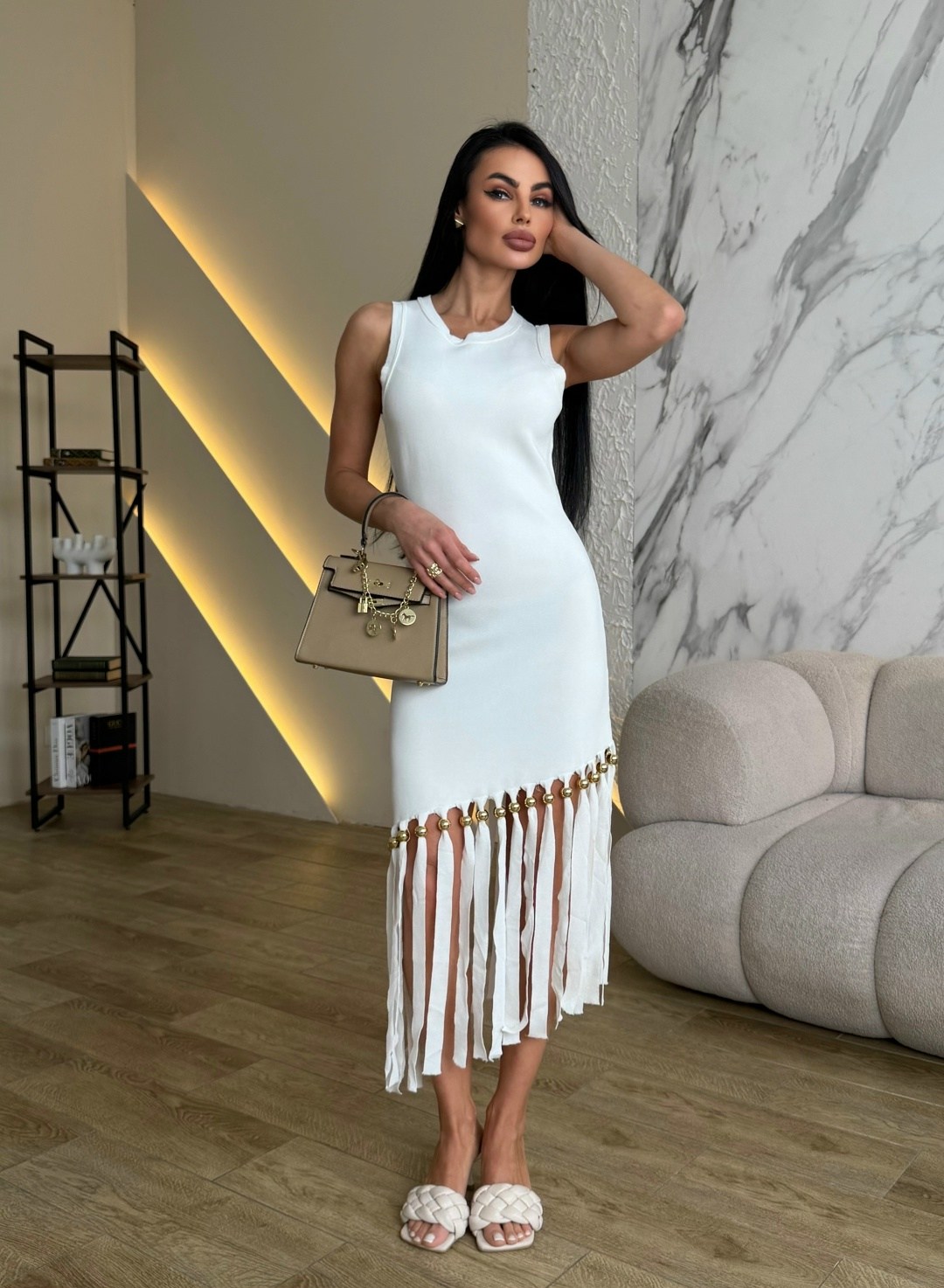 платье с бахромой,вечернее платье с бахромой,платье с бахромой чёрное,модное черное платье с бахромой,платье