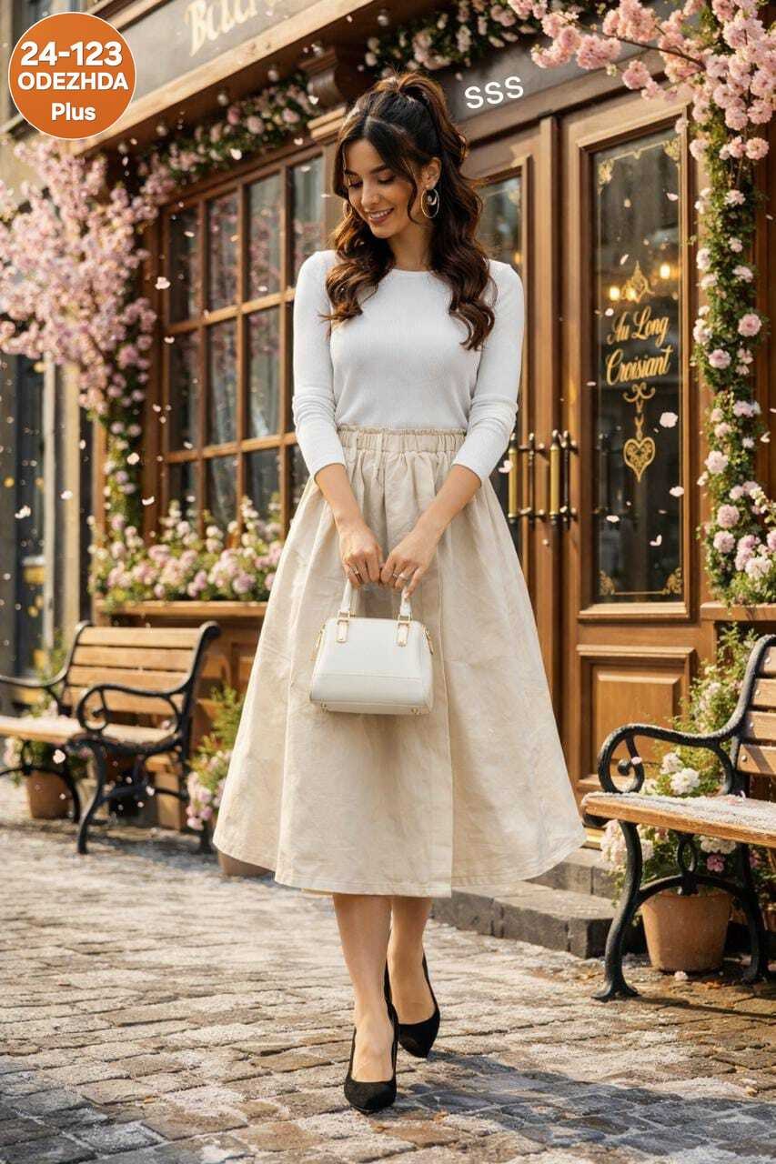 юбка миди,юбка стильная,юбка модная,образ с белой юбкой,элегантные образы