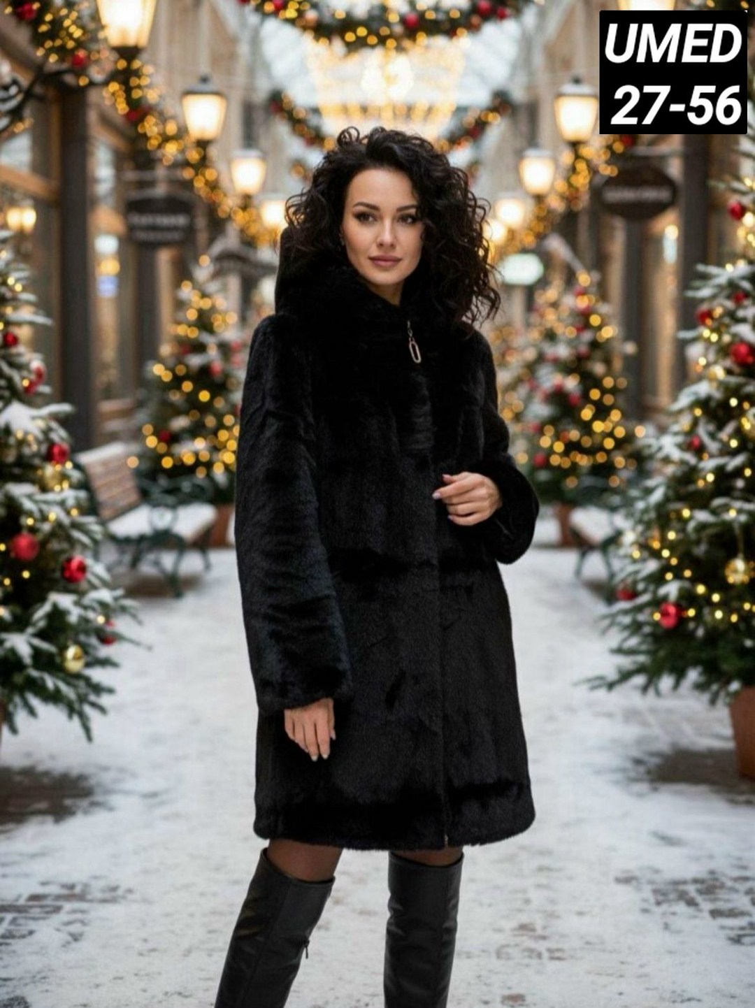 женская шуба,шуба норковая с капюшоном,шуба норковая поперечка чёрная с капюшоном 54-56,норковая шуба,эко шубы 2026 под норку