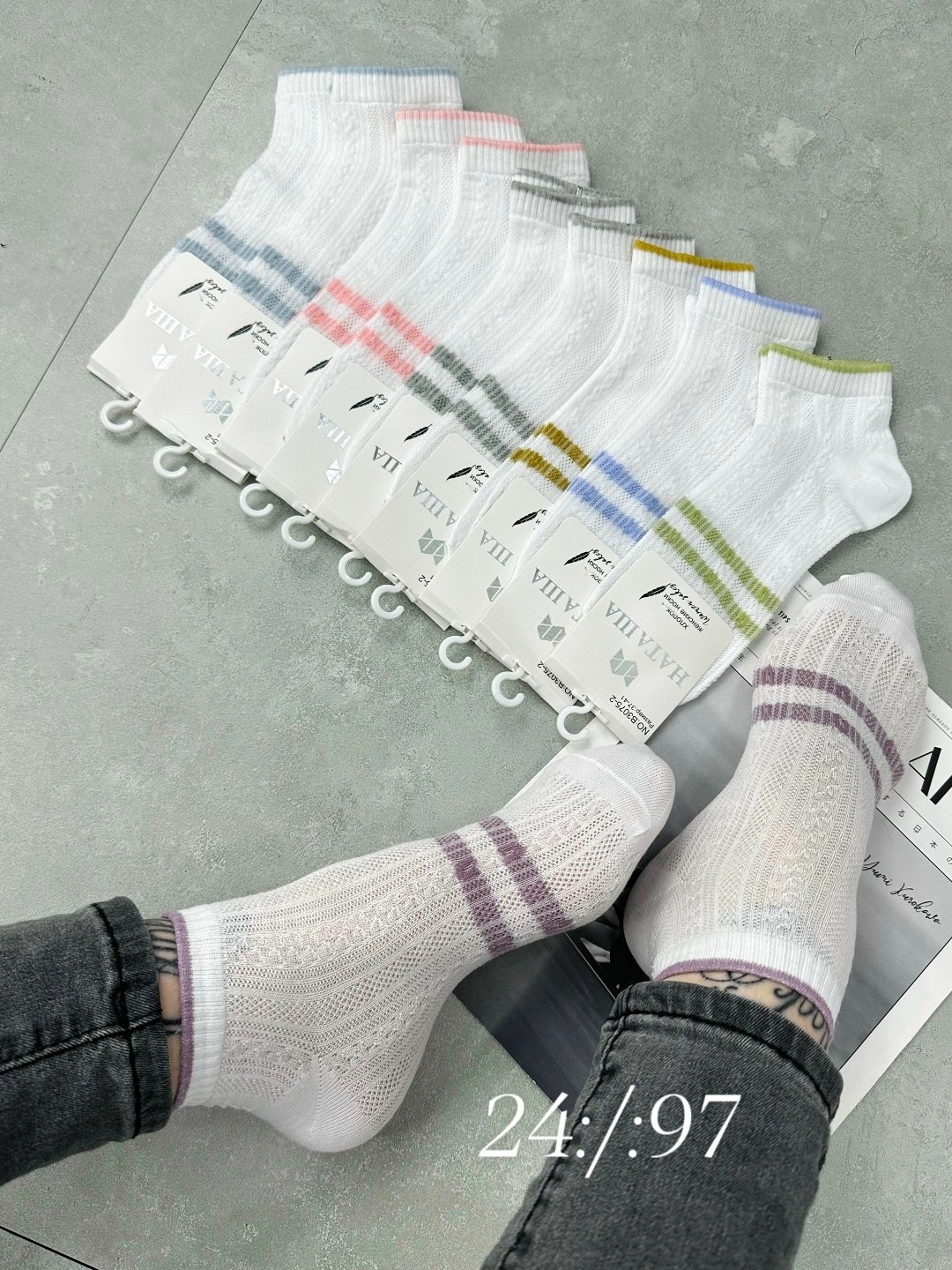 носки женские 10 пар,носки женские,носки женские короткие,носки женские р,носки женские р. 36-41 арт. 1315064