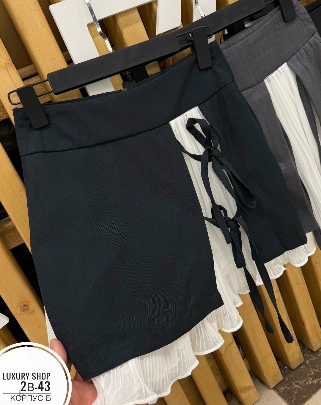 юбка,юбка шифон,юбка с оборками,женская юбка,юбка с шортами