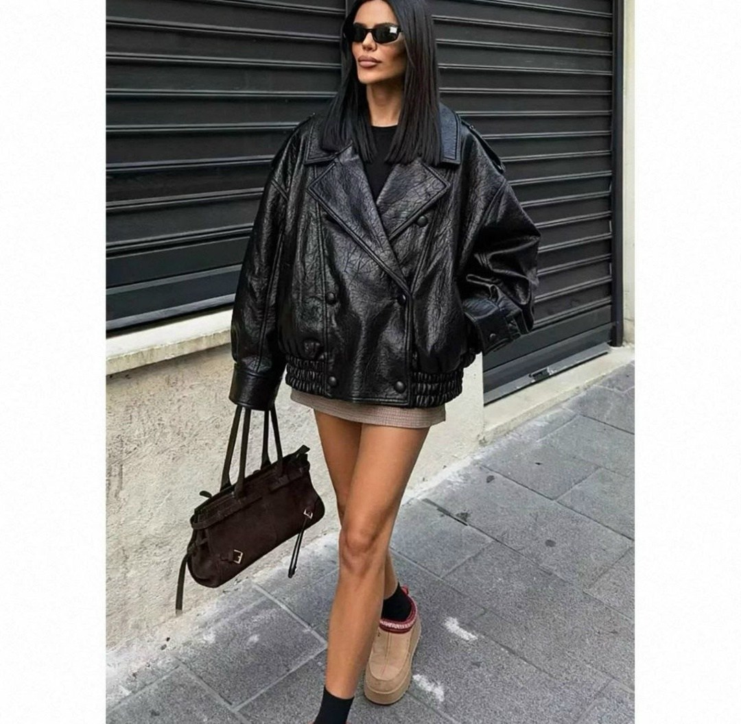 кожаная куртка,кожаная куртка женская,косуха куртка,куртка оверсайз,женская кожаная куртка косуха оверсайз