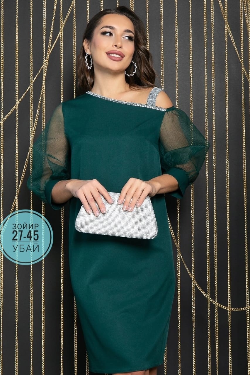 нарядное платье,платье женское коктейльное,зеленое шелковое платье,прямое платье,платье коктейльное