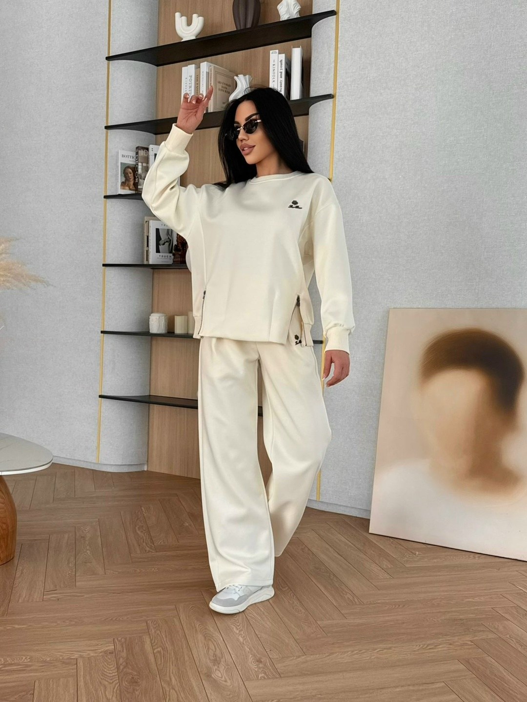 костюм женский,спортивные костюмы женские,трикотажные костюмы,костюм с брюками,костюм бежевый