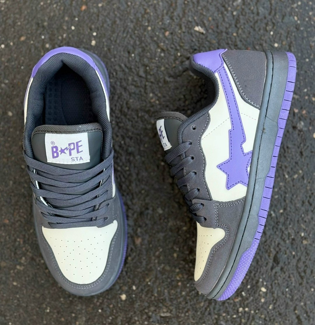 кроссовки bape sta,кроссовки bape sta фиолетовые,кроссовки bape,кроссовки bape sta low,кроссовки bape court sta