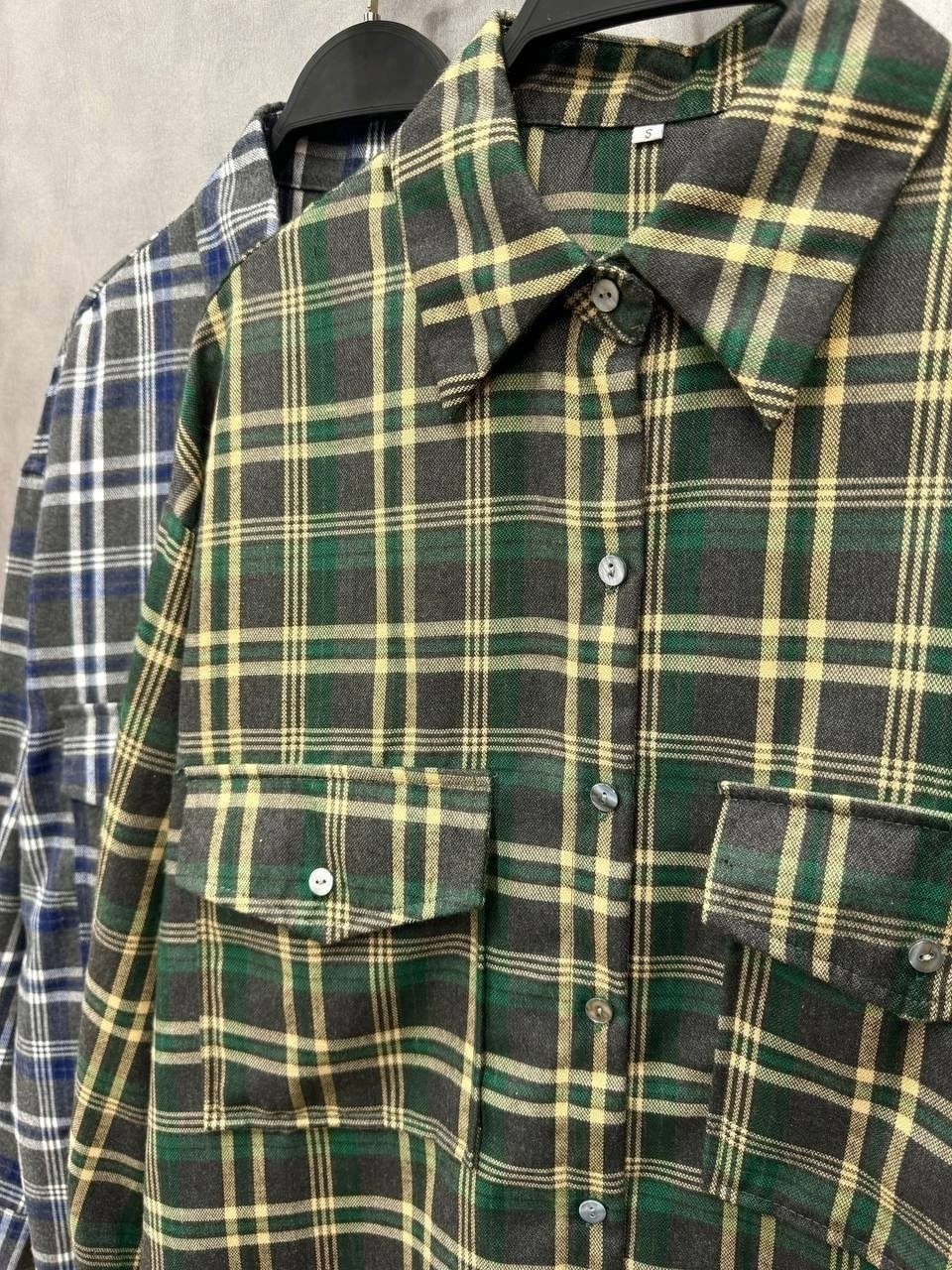 рубашка женская в клетку,женская клетчатая рубашка,женская рубашка в клетку байка,рубашка в клетку оверсайз летняя esstobee,теплая рубашка оверсайз в клетку женская