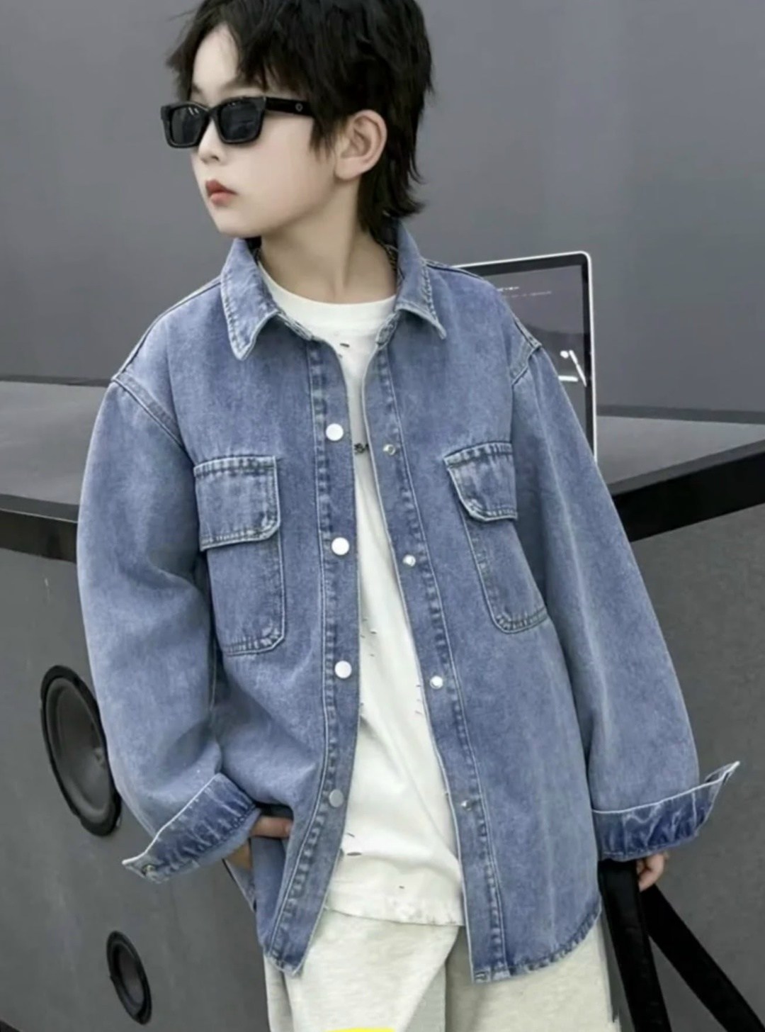 джинсовая куртка для мальчика,куртка джинсовая,детскaя джинсовая куртка,джинсовка оверсайз,куртка джинсовая летняя