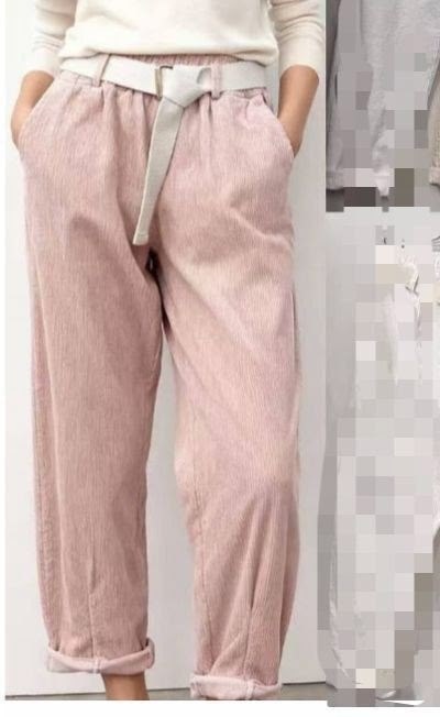розовые вельветовые штаны,розовые вельветовые брюки,брюки свободные,вельветовые брюки,белые вельветовые штаны женские