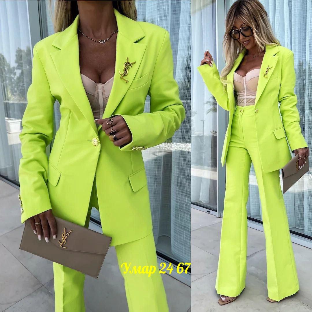 костюм женский брючный с пиджаком модные,брючные костюмы женские,брючный костюм,костюм женский брючный деловой с пиджаком цвет зеленый,костюм с брюками