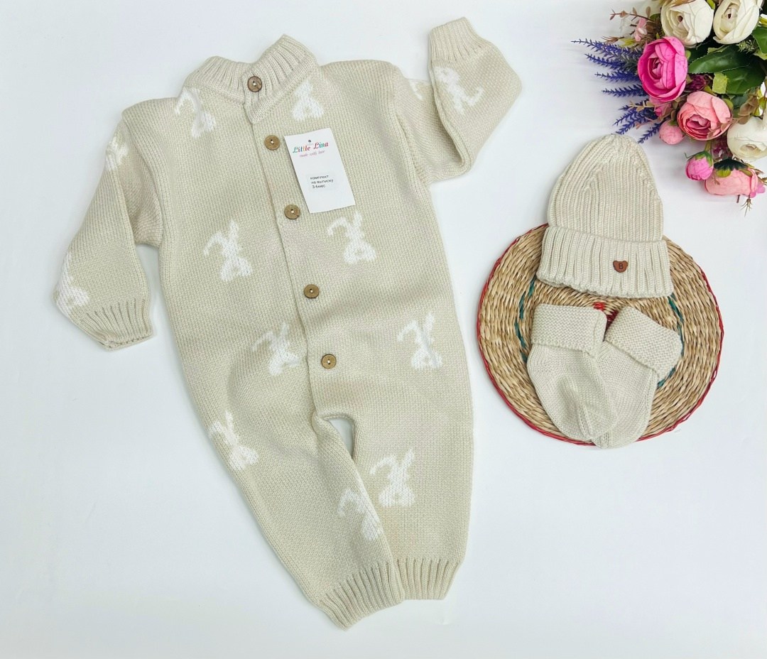 вязаный комбинезон для новорожденных белый,комбинезон для новорожденного малыша вязаный комплект,комплект вязаный комбинезон,вязаный комплект для новорожденных,вязаный комплект
