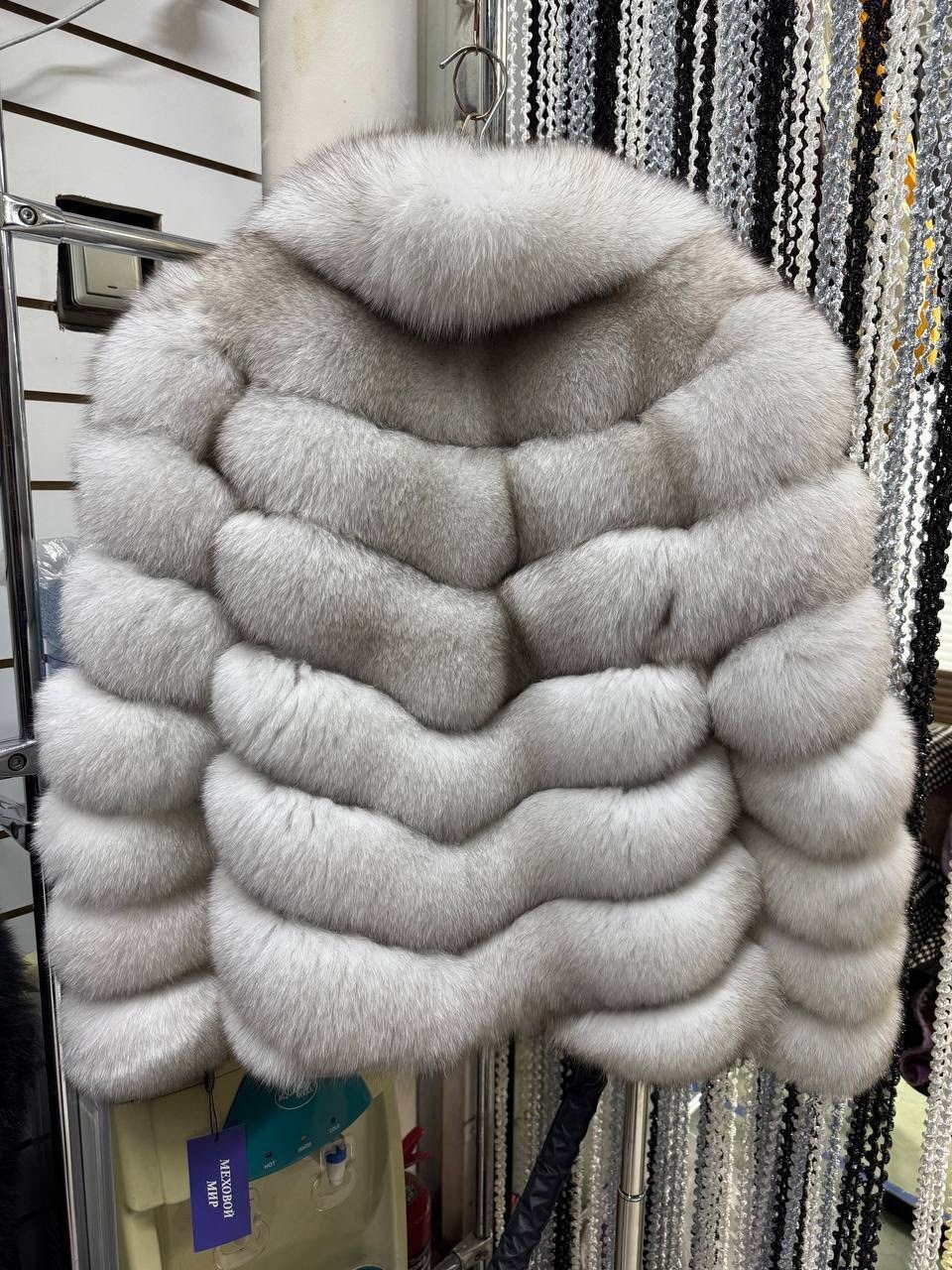 шуба автоледи песец колотый лед,шуба из песца,шуба из песца колотый лед,шуба песец,шубка (песец)