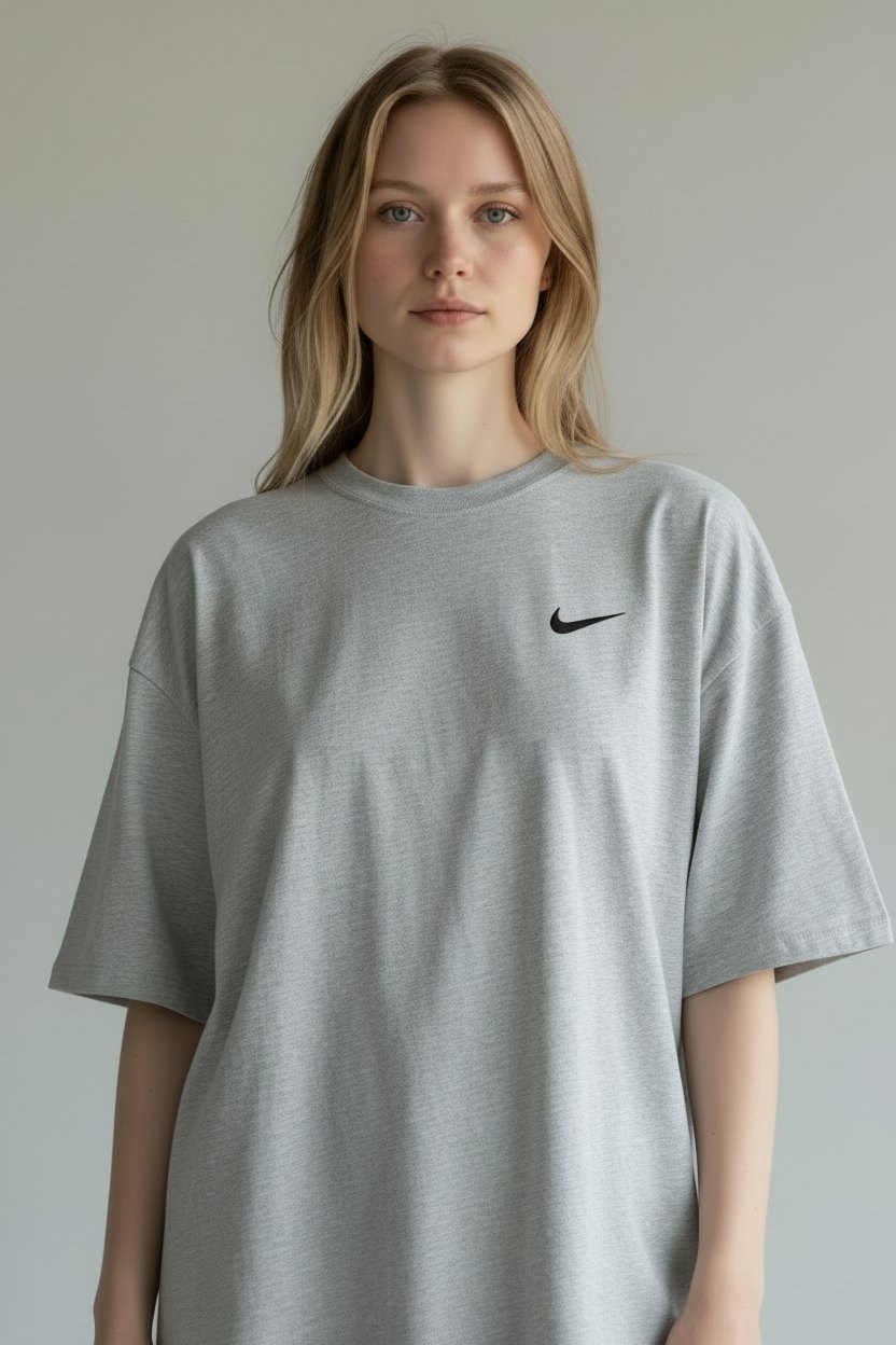 футболка найк серая,базовая футболка nike,серая футболка,серая футболка оверсайз,футболка найк женская оверсайз
