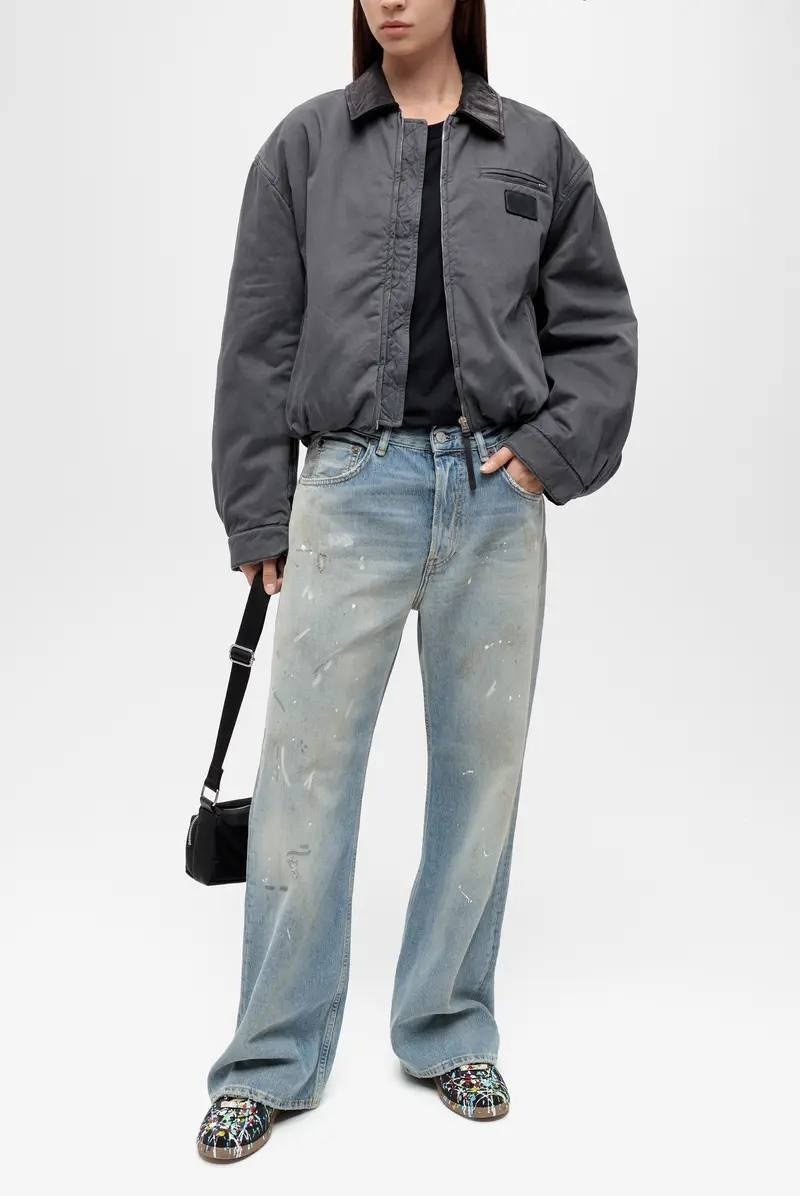 куртка бомбер,куртка-бомбер укороченная с вареным эффектом серая,куртка,куртка повседневная,куртка-бомбер укороченная с вареным эффектом