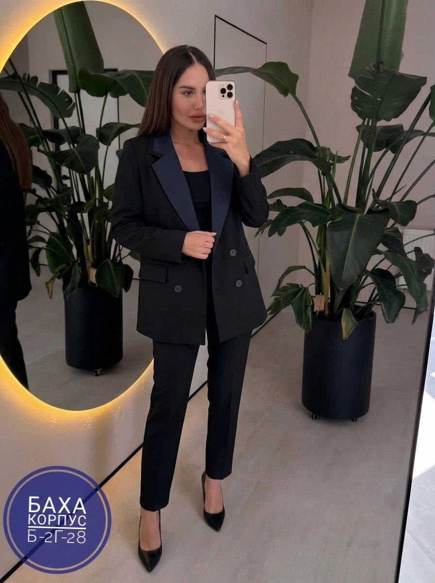 брючный костюм dilana vip 1942/2 черный,костюм брючный dilanavip 1942/2 черный,брючный костюм,брючный костюм женский,костюм брючный dilanavip 1942-2