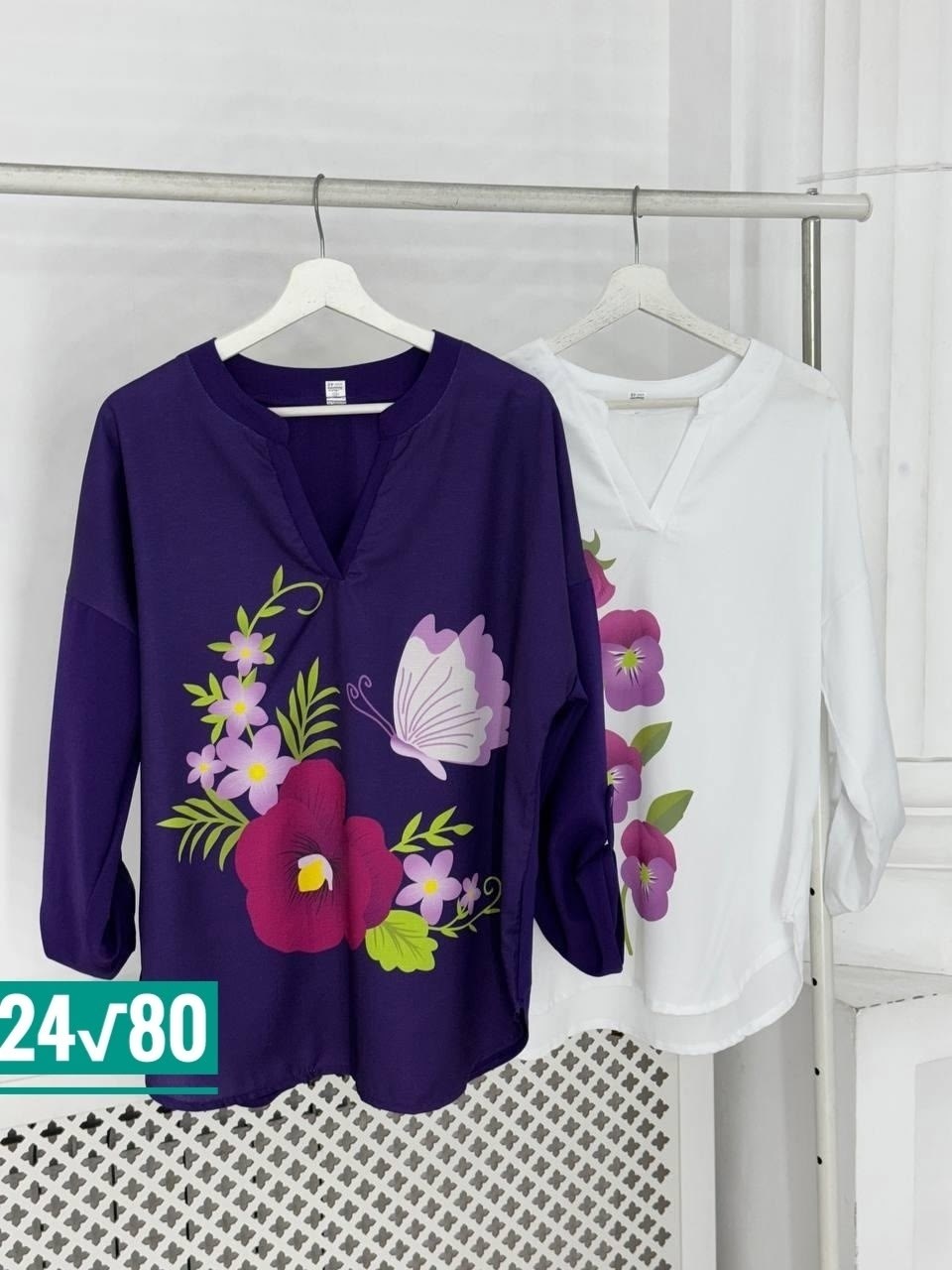 женская кофта фиолетовая,женская кофта,женская рубашка из хлопка и льна,женские туники,туника блузка