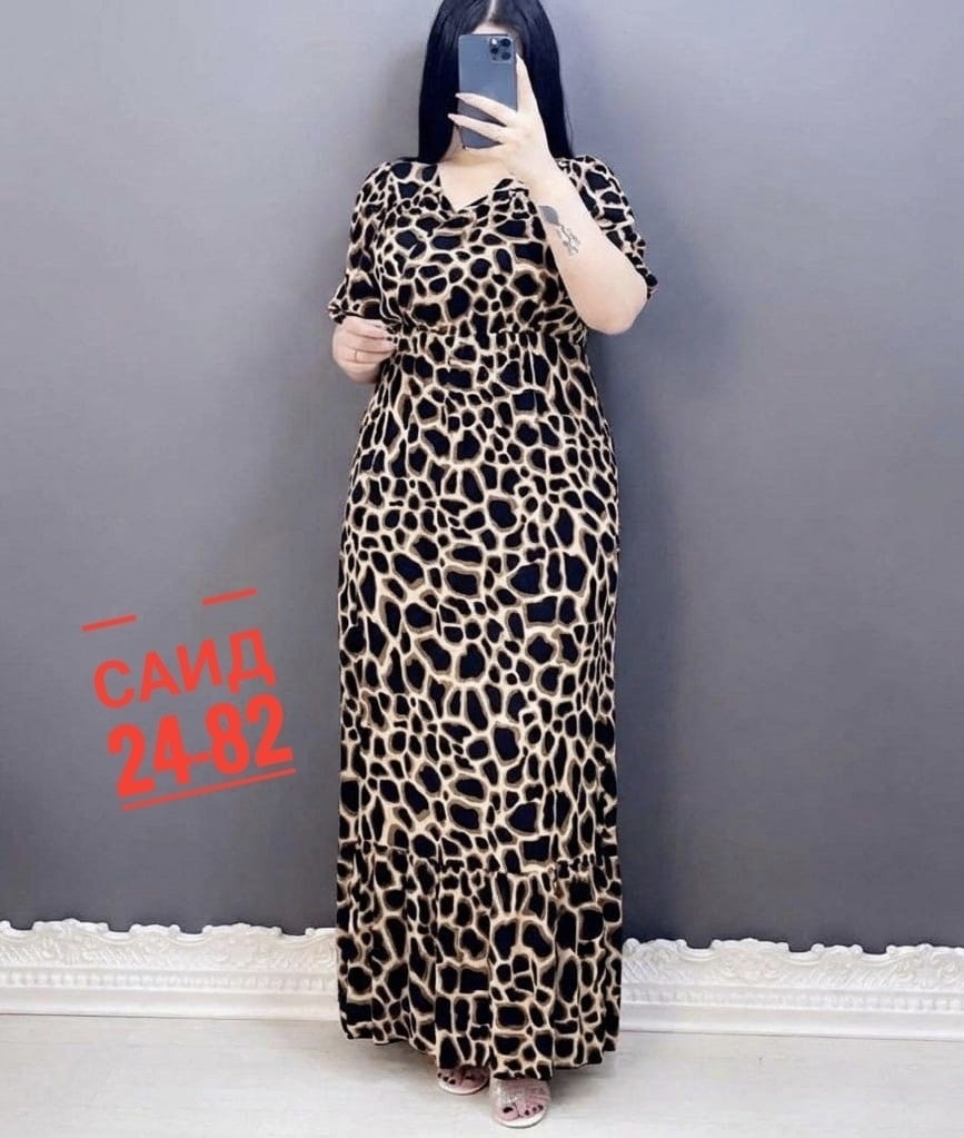 леопардовое платье в пол,платье,женское платье,комбинезон с принтом,платье с леопардовым принтом