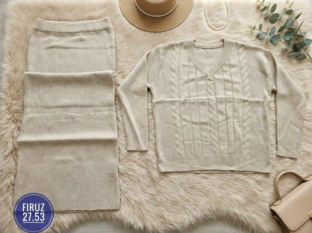 костюм теплый вязаный с юбкой delamax,трикотажный костюм с юбкой,вязаный костюм с юбкой,костюм юбка и кофта вязаный koktash,костюм с юбкой миди трикотажный