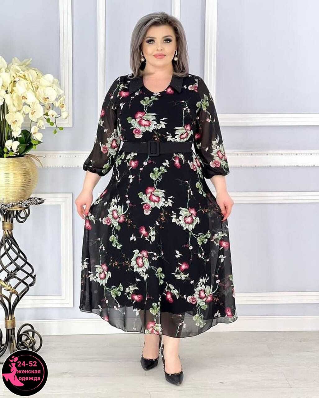 женское платье больших размеров,платье большие размеры,платье шифон,платье женские,платье больших размеров