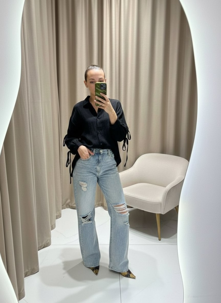 блузка стильная,блузка женская minaku enjoy цвет черный р-р 42,рубашка женская,женские джинсы,женская блуза