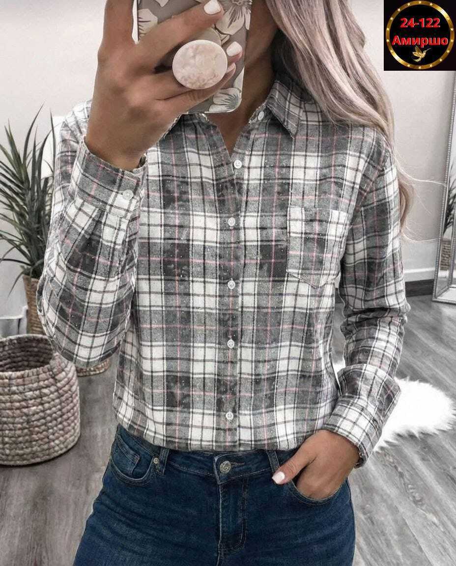 женская рубашка,рубашка в клетку женская,клетчатая рубашка женская теплая,повседневная рубашка,рубашка в клетку