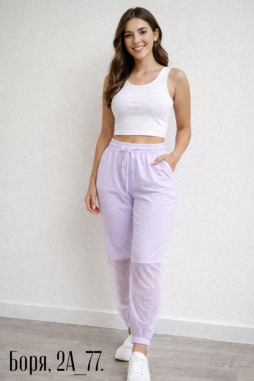 брюки джоггеры,джоггеры женские,брюки спортивные,спортивные брюки женские,брюки с сетчатыми вставками
