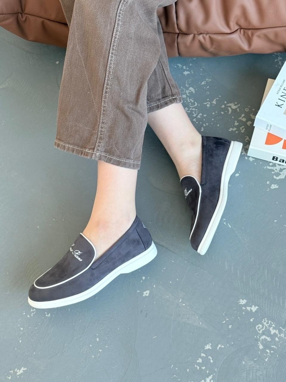 loro piana лоферы женские,лоферы женские замшевые лоро пиано 69667 grey,лоферы из натуральной замши loro piana premium shoes,loro piana женские замшевые лоферы,лоферы женские замшевые