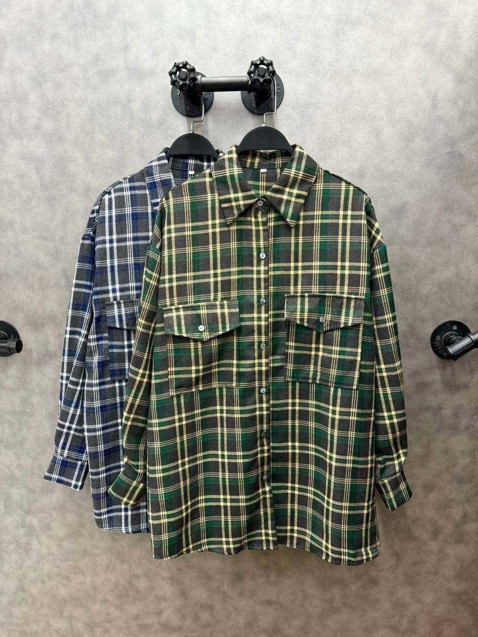 рубашка женская в клетку,женская клетчатая рубашка,женская рубашка в клетку байка,рубашка в клетку оверсайз летняя esstobee,теплая рубашка оверсайз в клетку женская