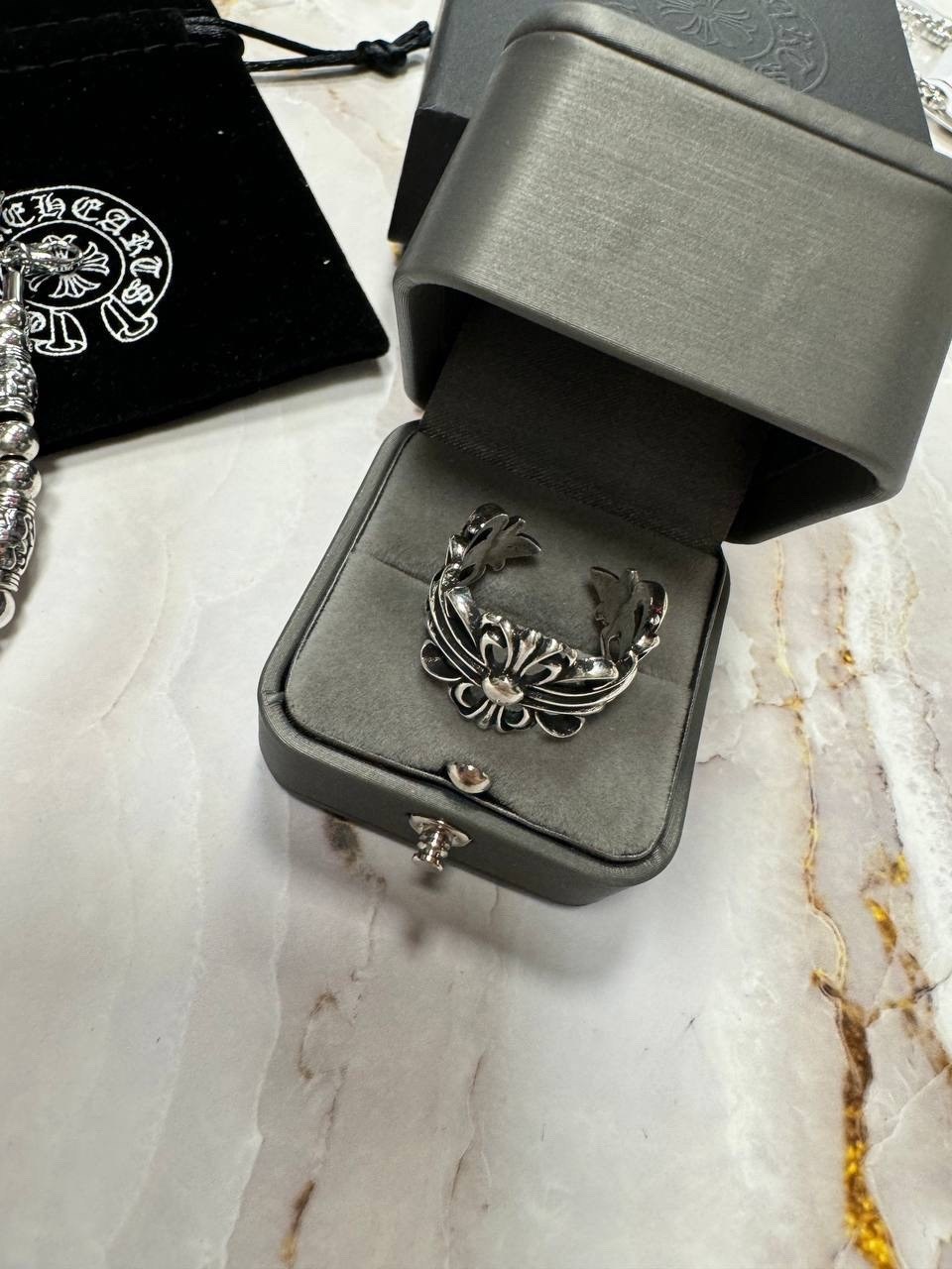 браслет хром хартс серебро,кольца chrome hearts,кольца хром хартс,chrome hearts double floral cross ring,кольцо бижутерия