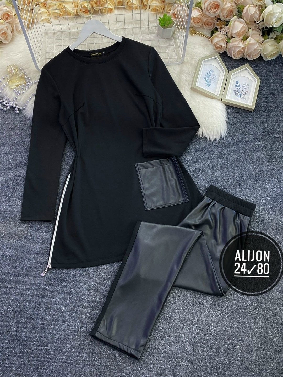 костюм двойка женская,костюм двойка трикотаж,костюм туника,костюм женский ,костюм двойка