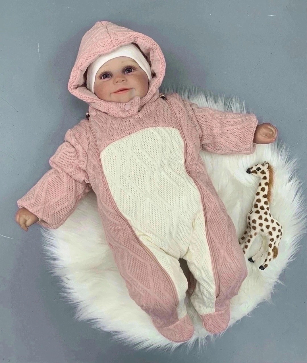 детский вязаный комбинезон,наследник выжанова комбинезон вязаный с мехом,детские комбинезоны,комбинезон вязаный,вязаный комбинезон для новорожденных