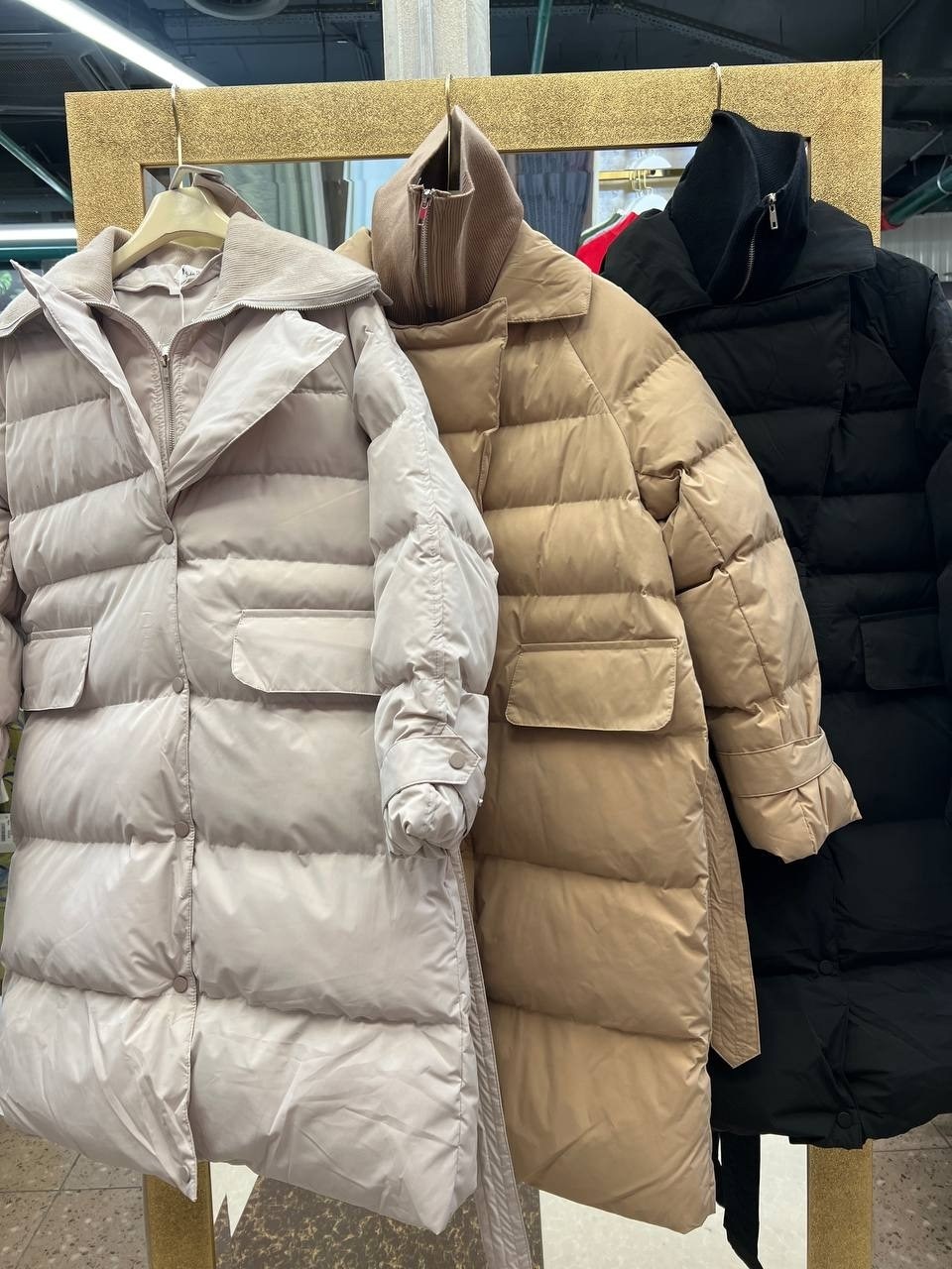 бежевый пуховик,удлиненная куртка,пуховик женский,пуховик,куртка оверсайз