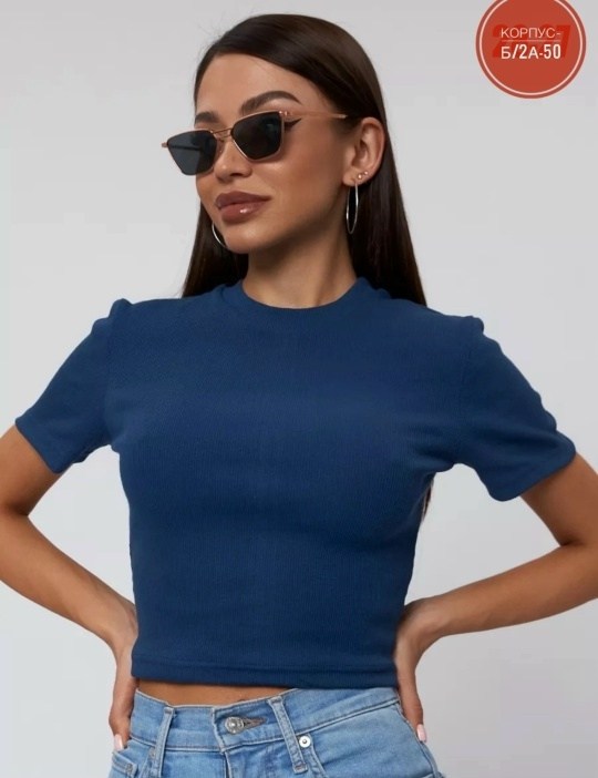 женский укороченный топ в рубчик happyfox,женский укороченный топ в рубчик,женский топ в рубчик из хлопка,женский укороченный топ в рубчик happy fox,женский укороченный топ в рубчик happyfox hf4412