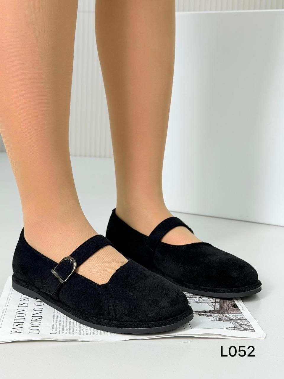 ,туфли на плоской подошве, женская,лоферы коричневые с ремешком замшевые,повседневная