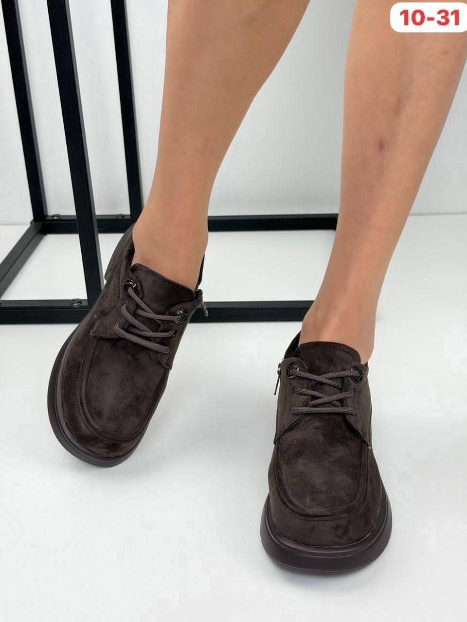 ,полуботинки женские,женская ,туфли повседневные,коричневые полуботинки