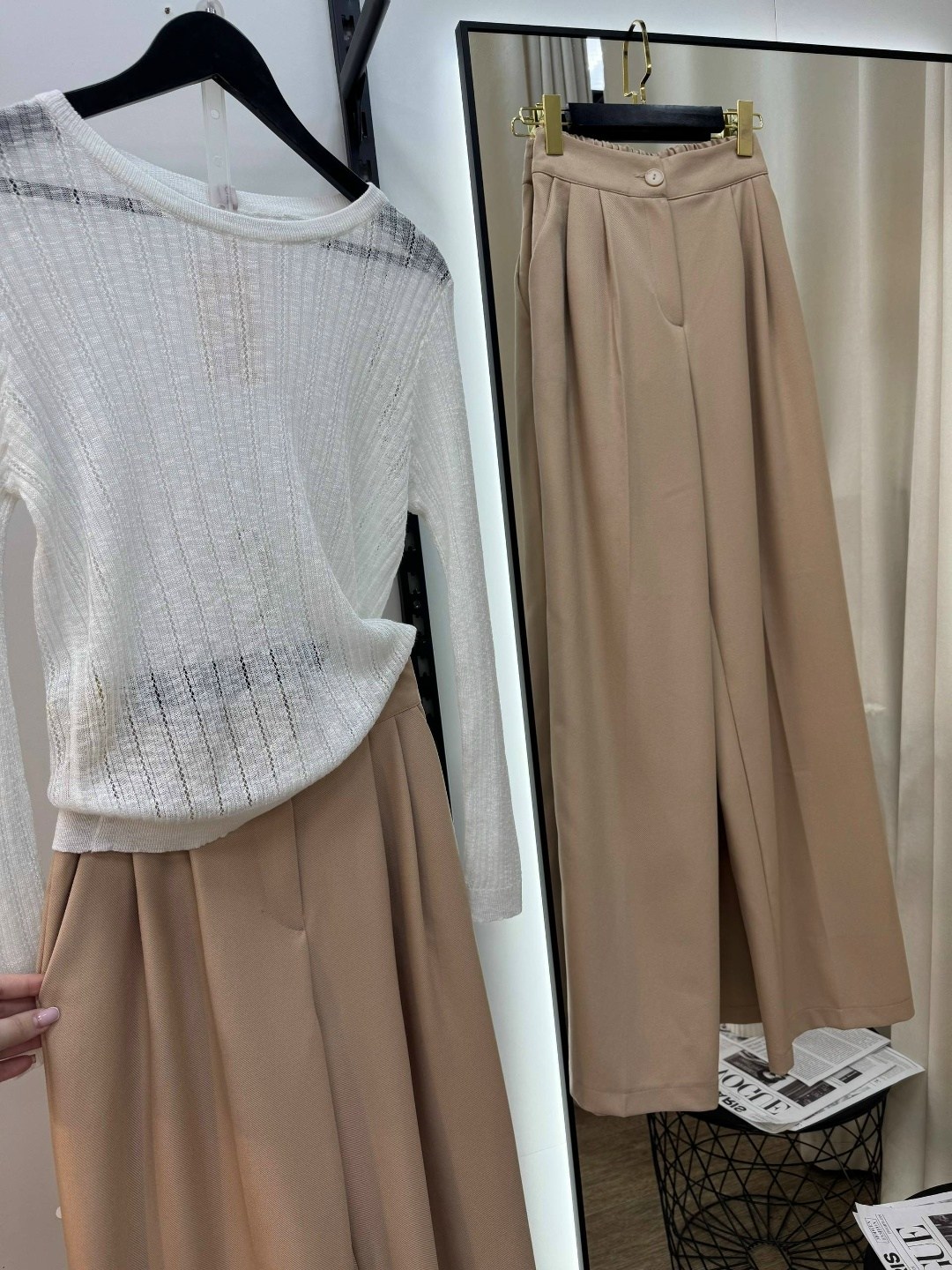 модные образы,мода модная,костюм летний льняной с жилетом и брюками trendyclo,брючный костюм,брючный костюм женский