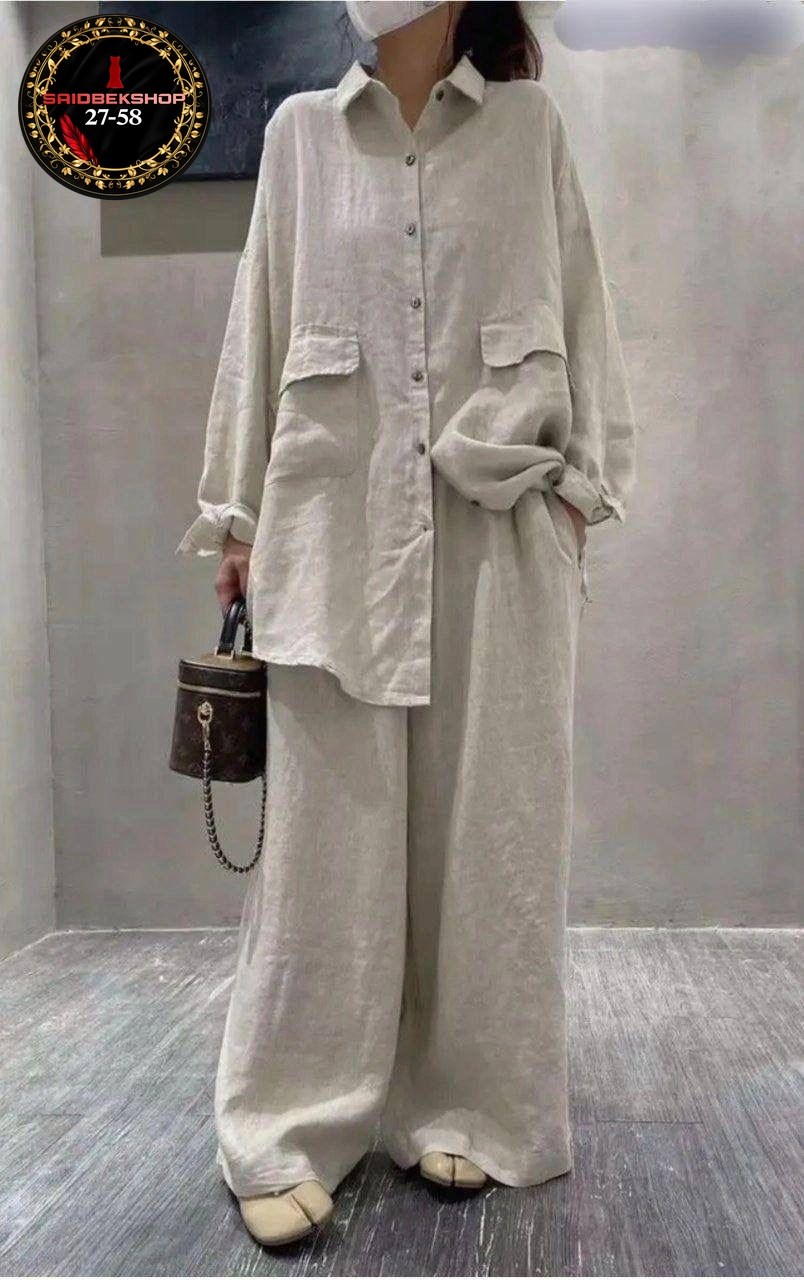 костюм из льна брючный,костюм женский из льна льняной,костюм брючный лен оверсайз,льняной костюм женский оверсайз штаны и рубашка,костюм льняной брючный